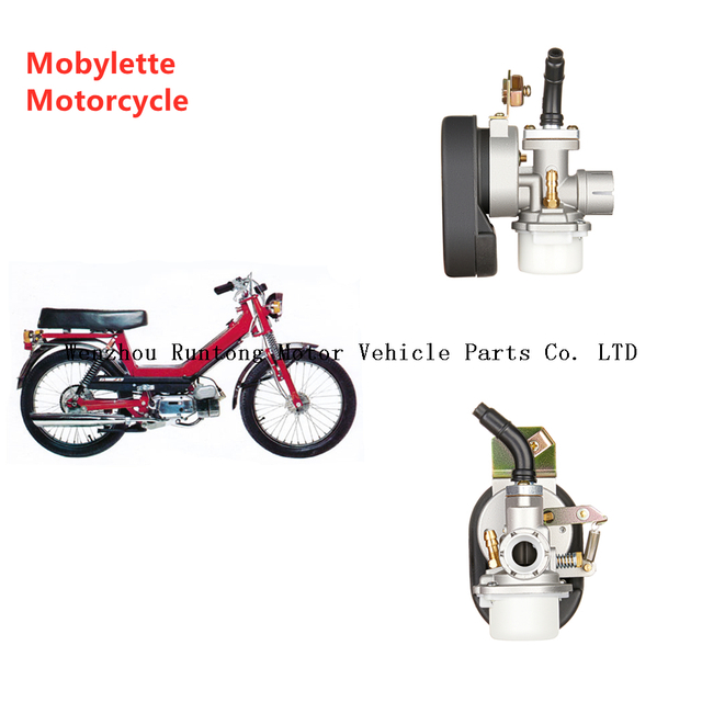 รถจักรยานยนต์ 2 จังหวะ Mobylette 50cc คาร์บูเรเตอร์