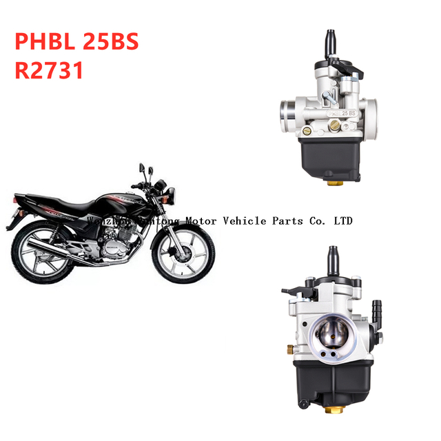 Dellorto PHBL 25BS 25mm R2731 คาร์บูเรเตอร์สำหรับรถจักรยานยนต์